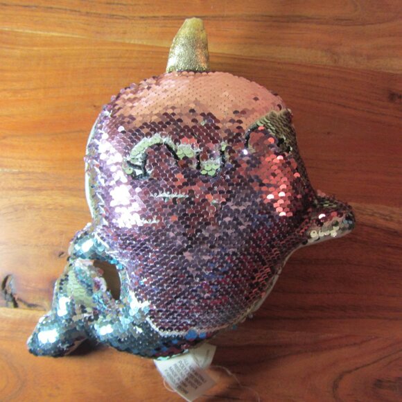 plush sequin narwhal fashion angels (T413) - Picture 2 of 6